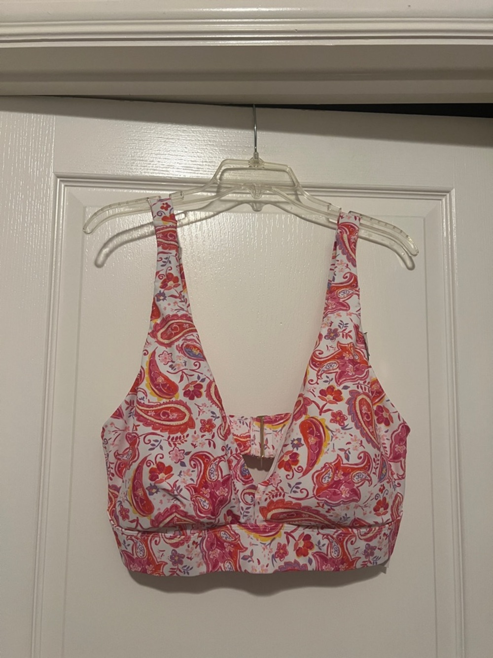 NWT Time and Tru Paisley Print Swimsuit Top